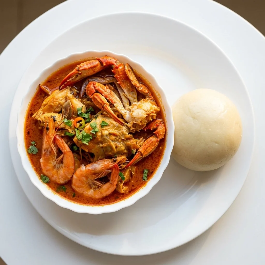 Jollof Rice with beef at Loo Afro Naija Cuisine Nigerian restaurant in Edmonton